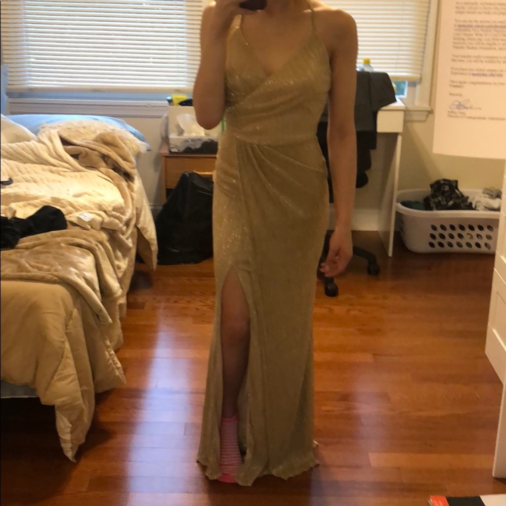 Gold Prom Dress